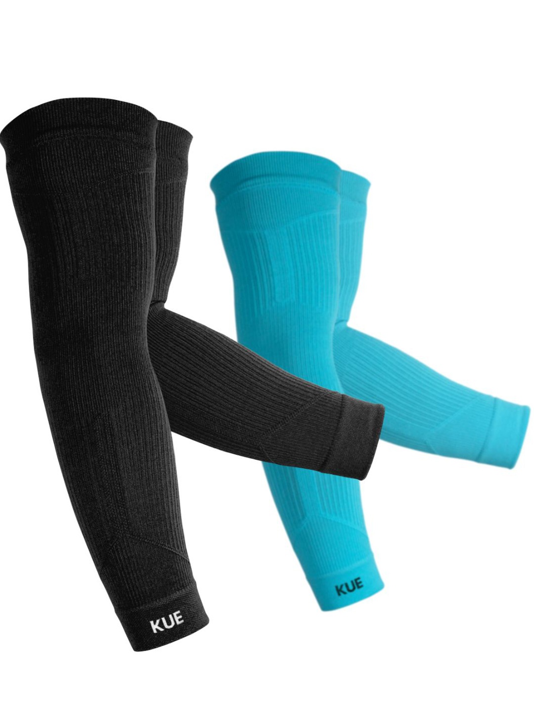 

KUE Set Of 2 Men Compression Arm Support Sleeves, Black