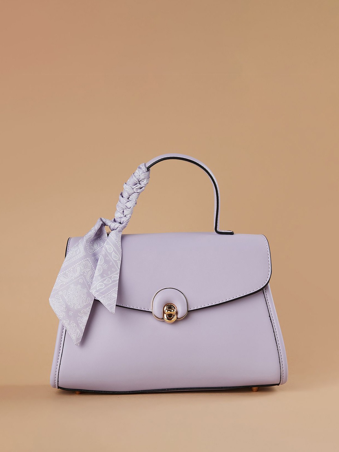 

CODE by Lifestyle PU Structured Handheld Bag, Lavender