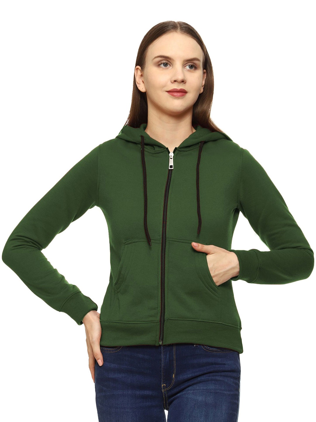 

ROARERS Women Hooded Sweatshirt, Green