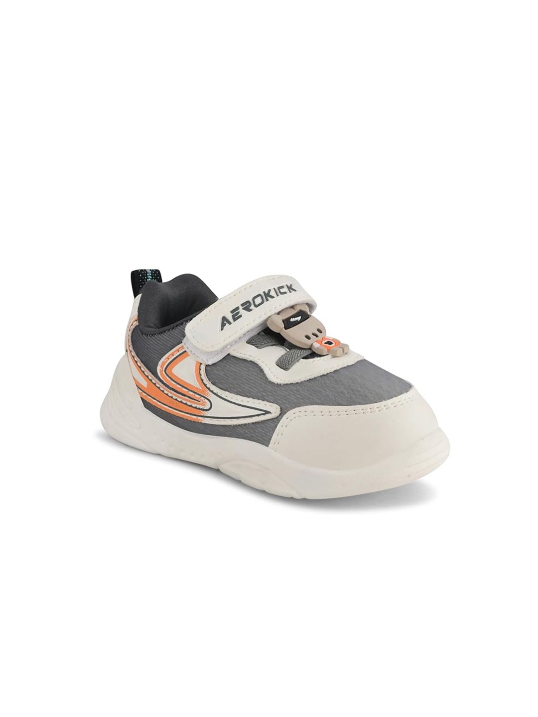 

AEROKICK Unisex Kids Colourblocked Sneakers, Grey
