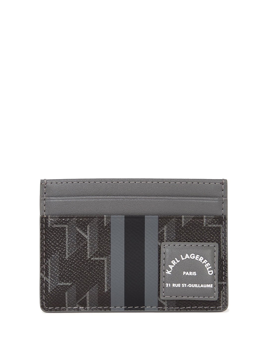 

Karl Lagerfeld Men Leather Card Holder, Black