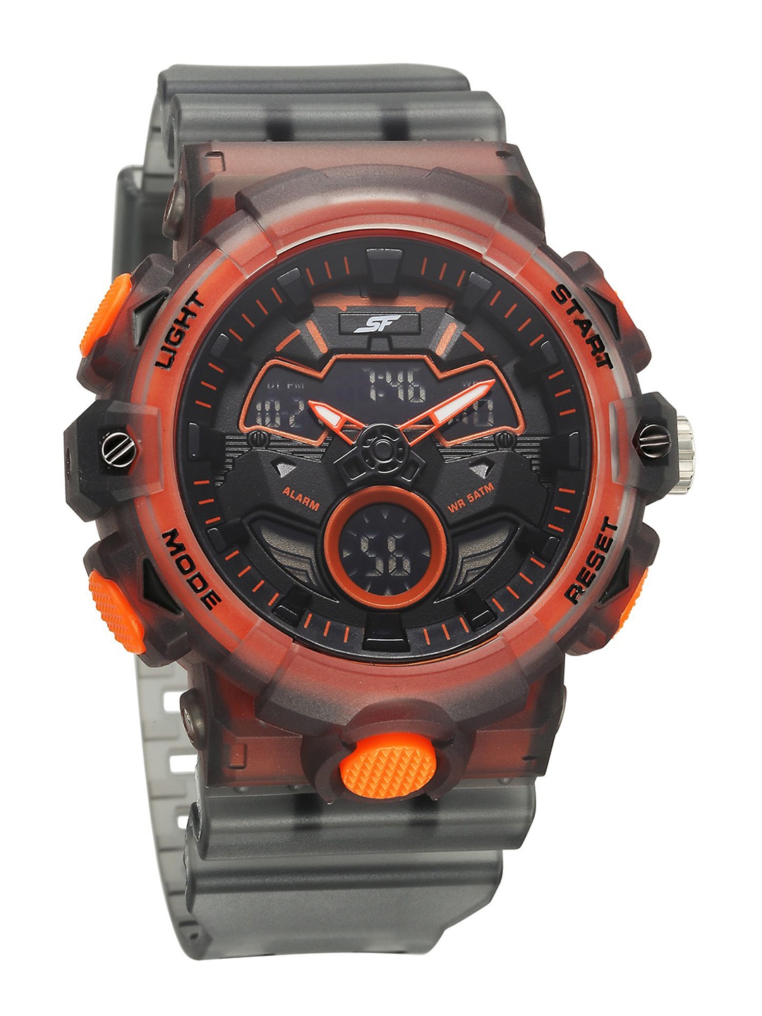 

Sonata Men Dial & Straps Analogue and Digital Watch 77138PP05W, Black