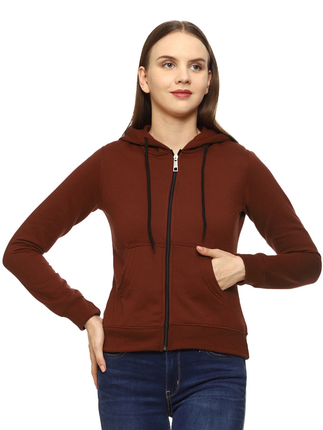 

ROARERS Women Hooded Sweatshirt, Brown