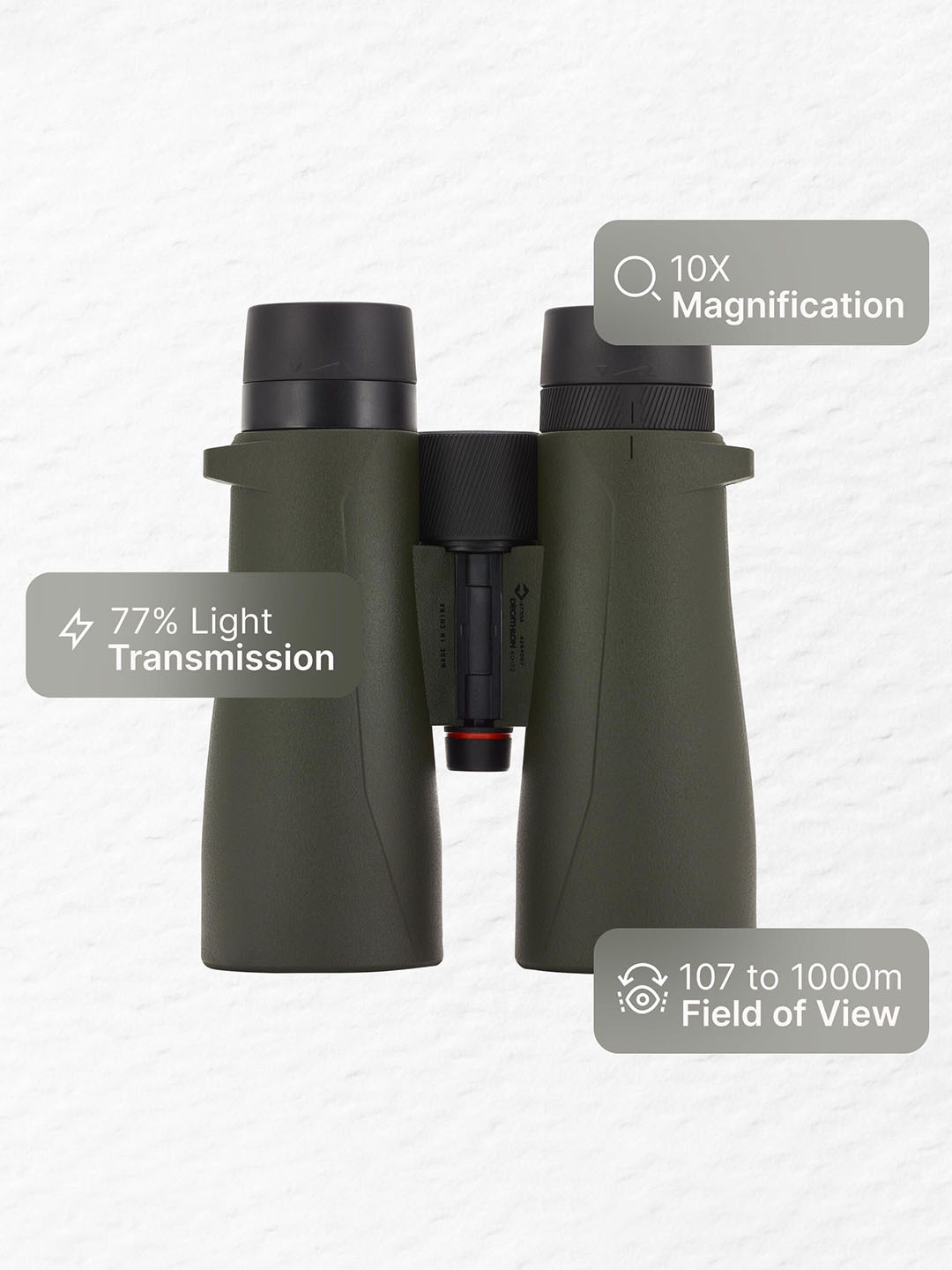 

SOLOGNAC By Decathlon Waterproof Binoculars, Khaki