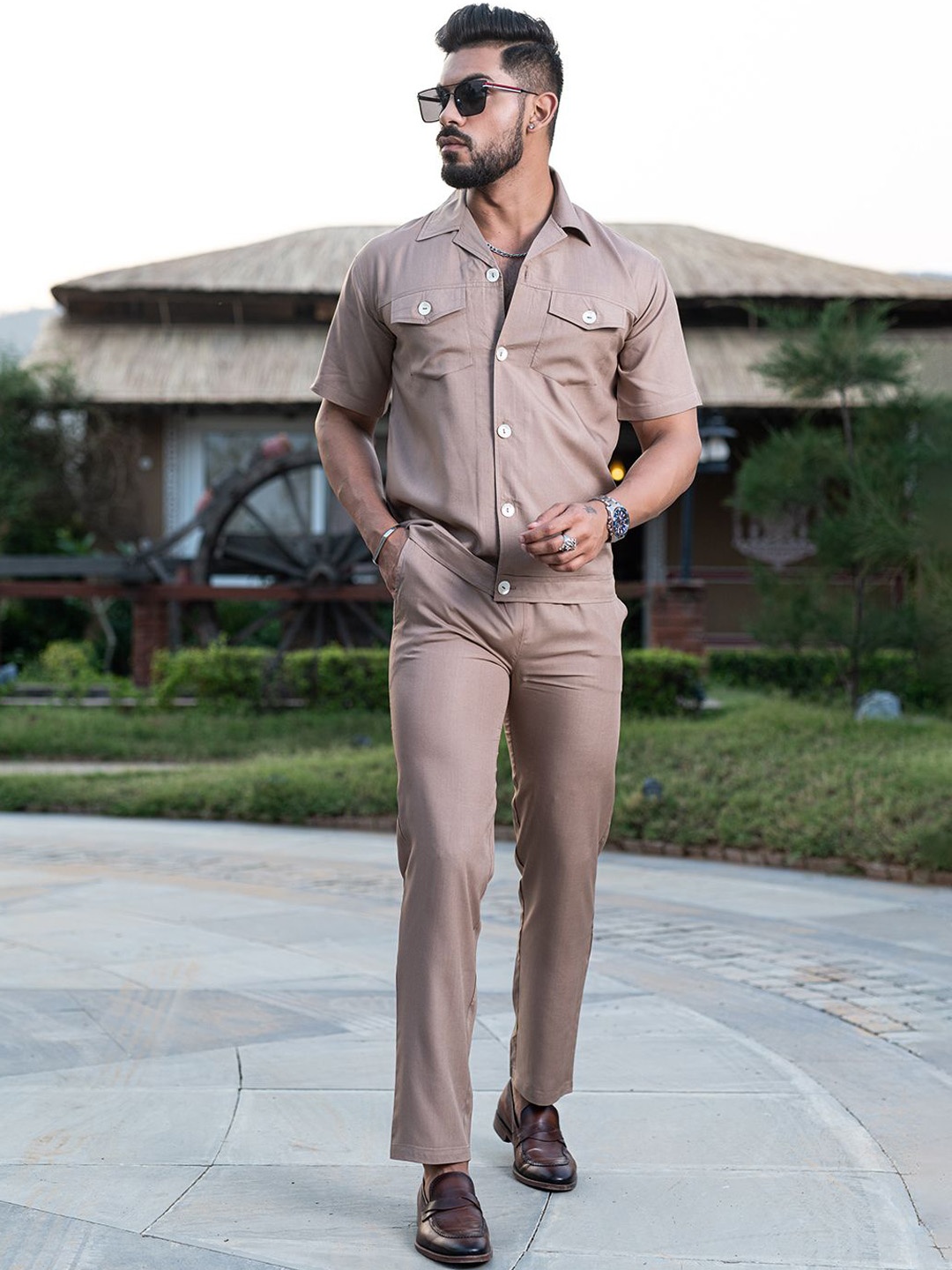 

Tistabene Shirt With Trouser, Brown