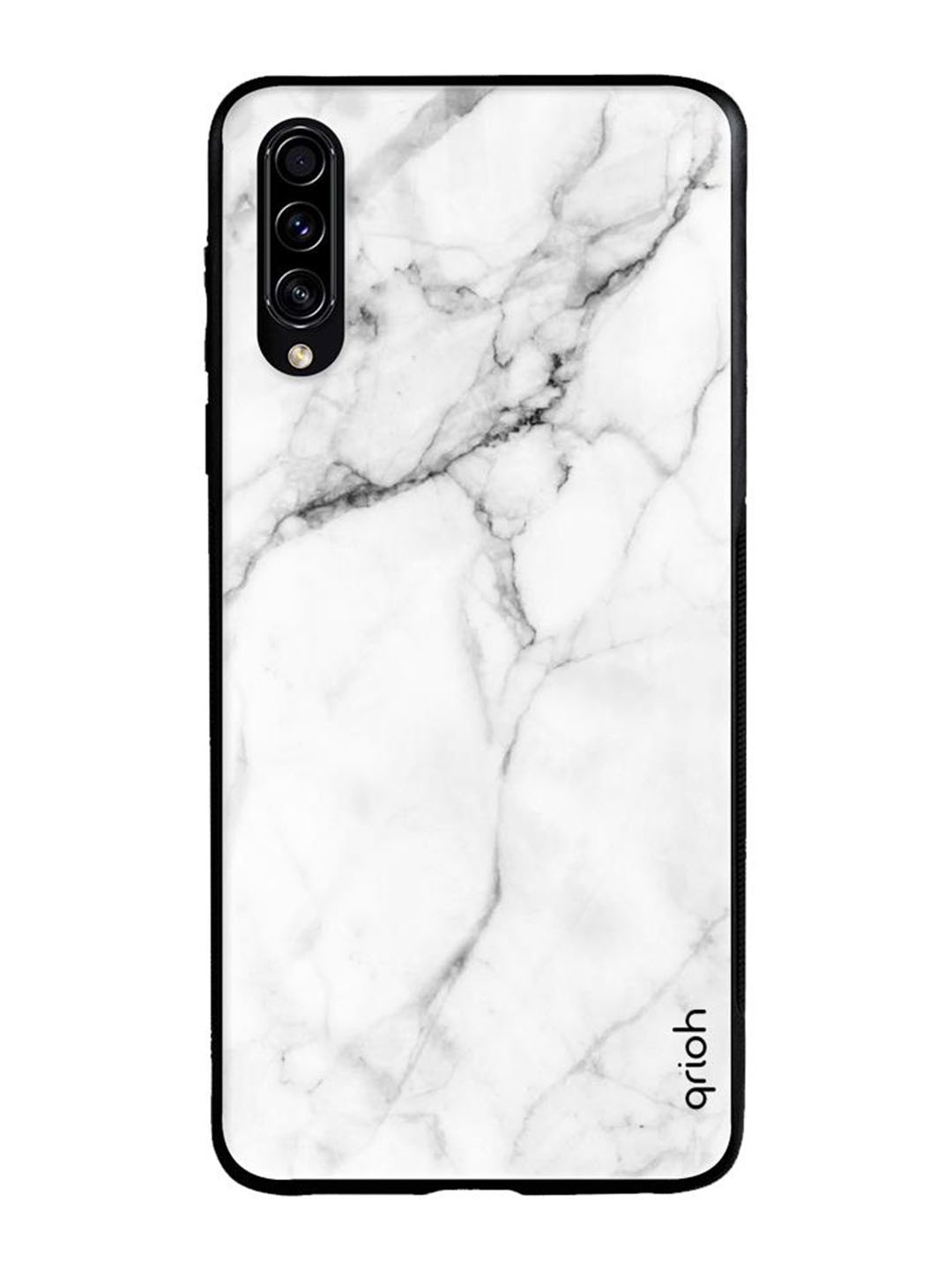 

QRIOH Quirky Printed Samsung Galaxy A50s Back Case Mobile Accessories, White
