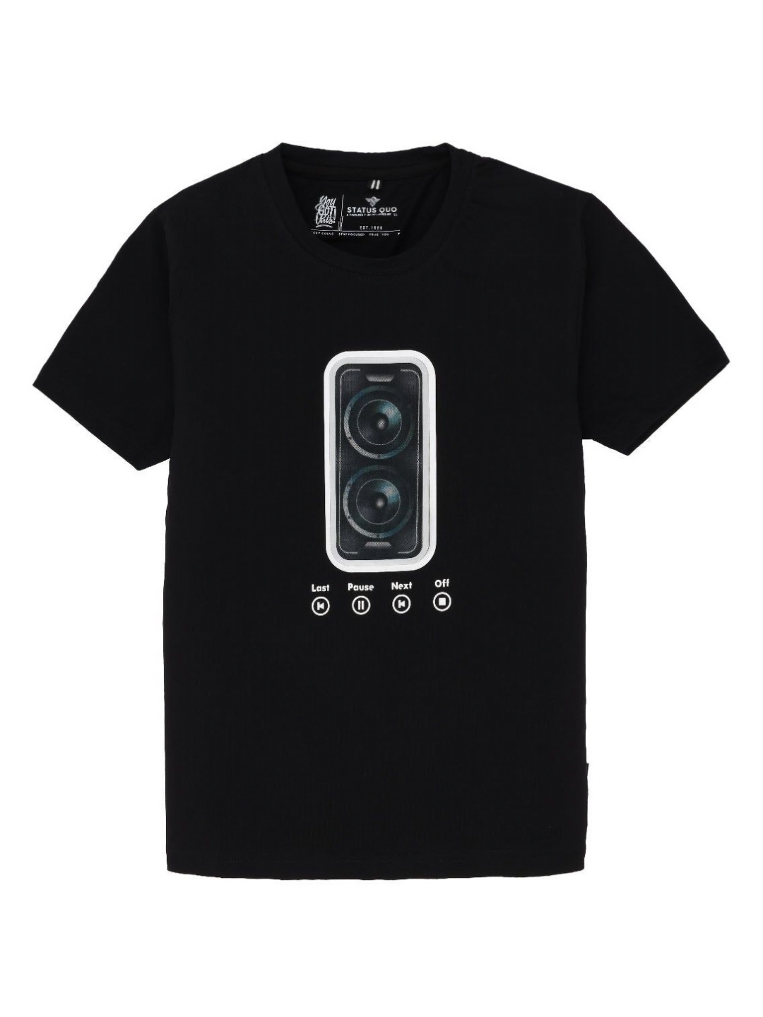 

Status Quo Boys Printed T-shirt, Black