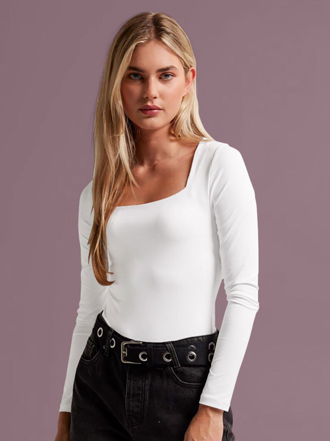 

Dream Beauty Fashion Women Fitted Crop Top, White
