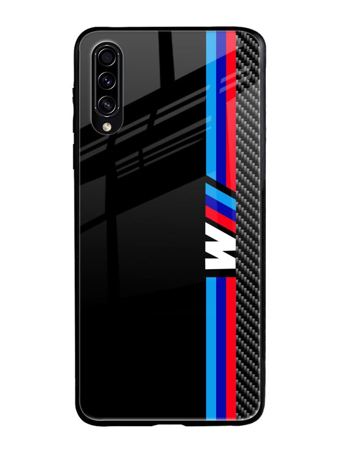 

QRIOH Quirky Printed Samsung Galaxy A50s Back Case Mobile Accessories, Black