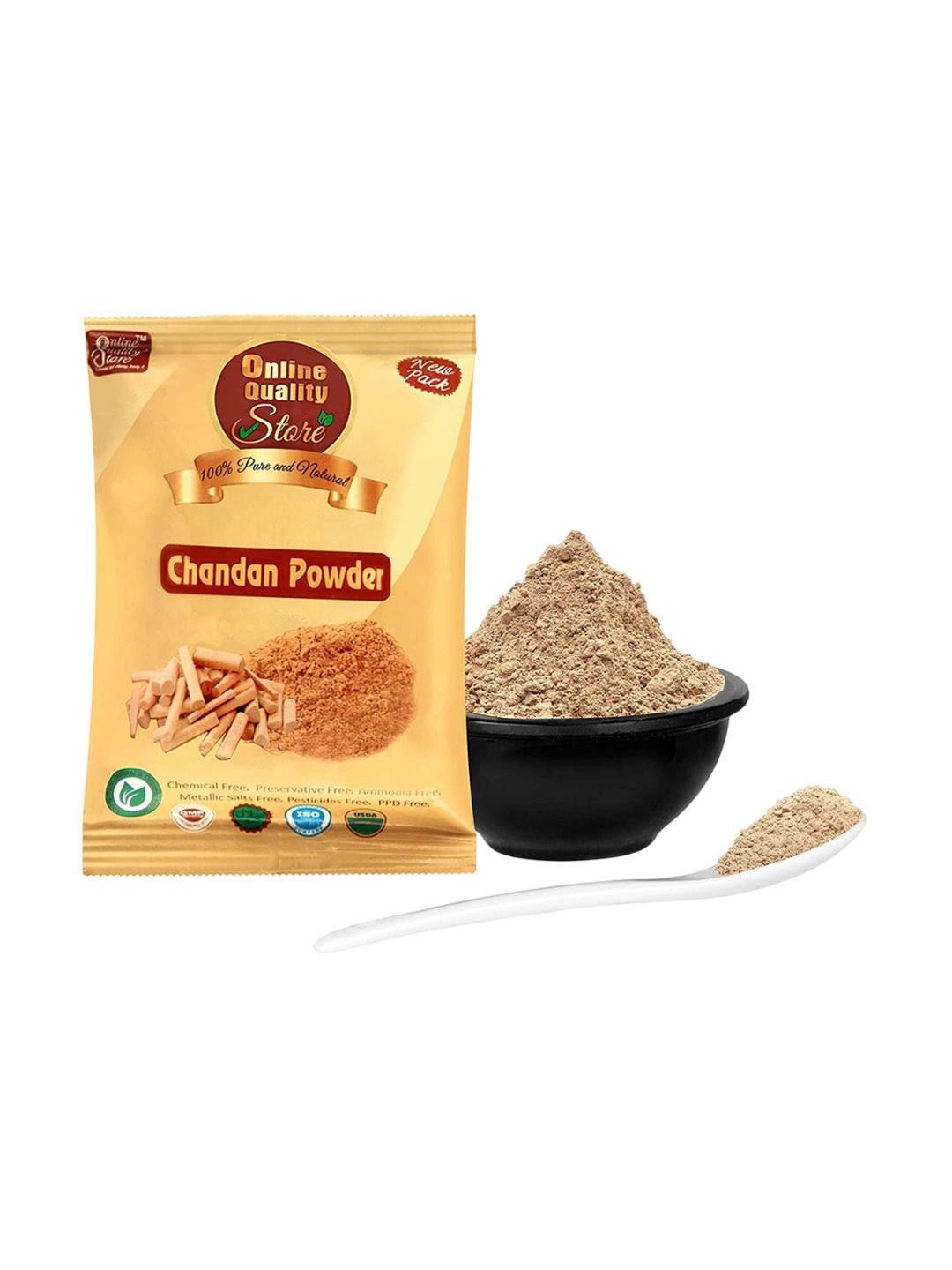 

Online Quality Store Natural Chandan Powder For Acne Or Blemishes - 50 g, Beige
