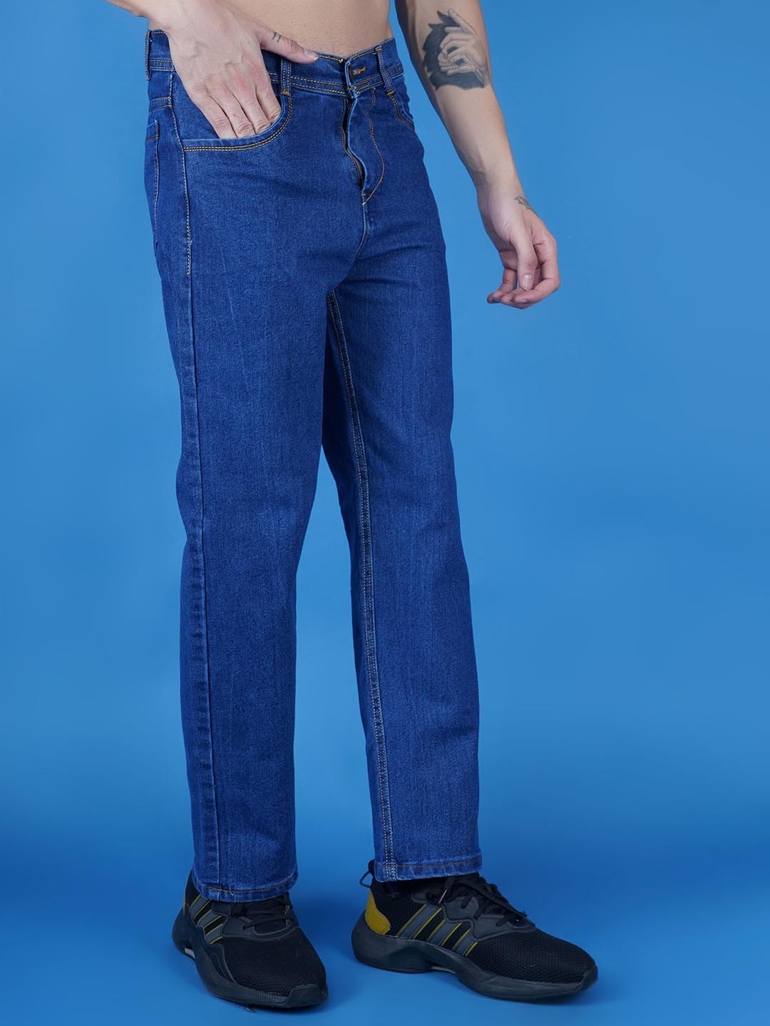 

Moda Rapido Men Classic Stretchable Jeans, Blue