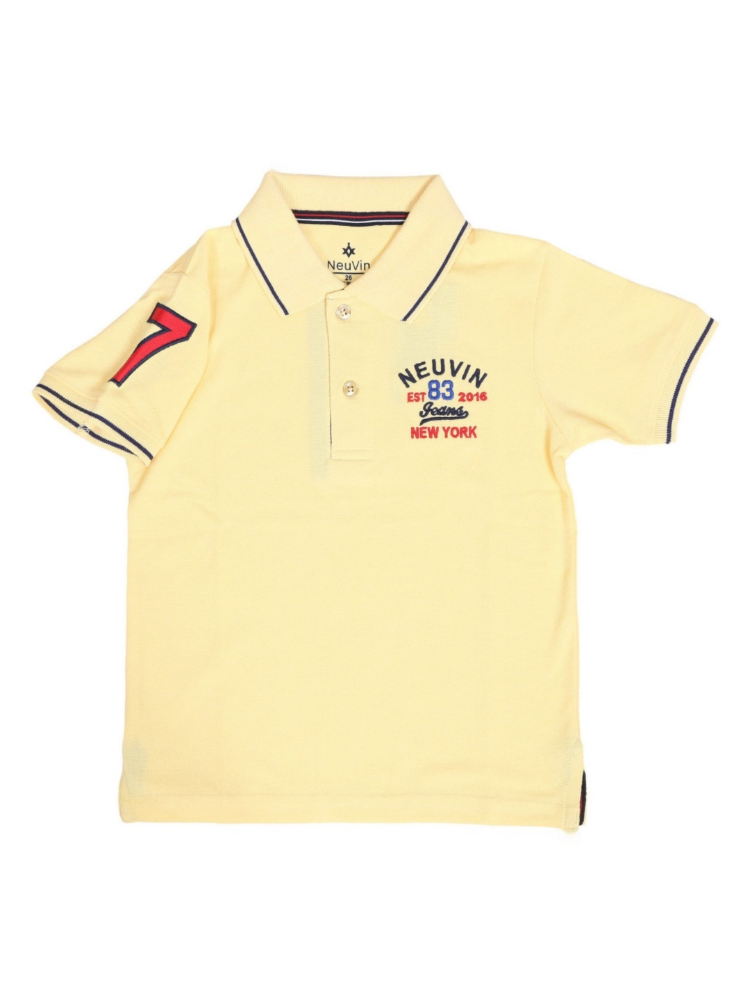 

NeuVin Boys Polo Collar T-shirt, Yellow