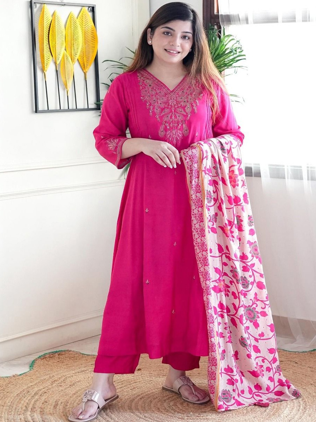 

SHIJILA Women Trousers & Silk Blend, Pink