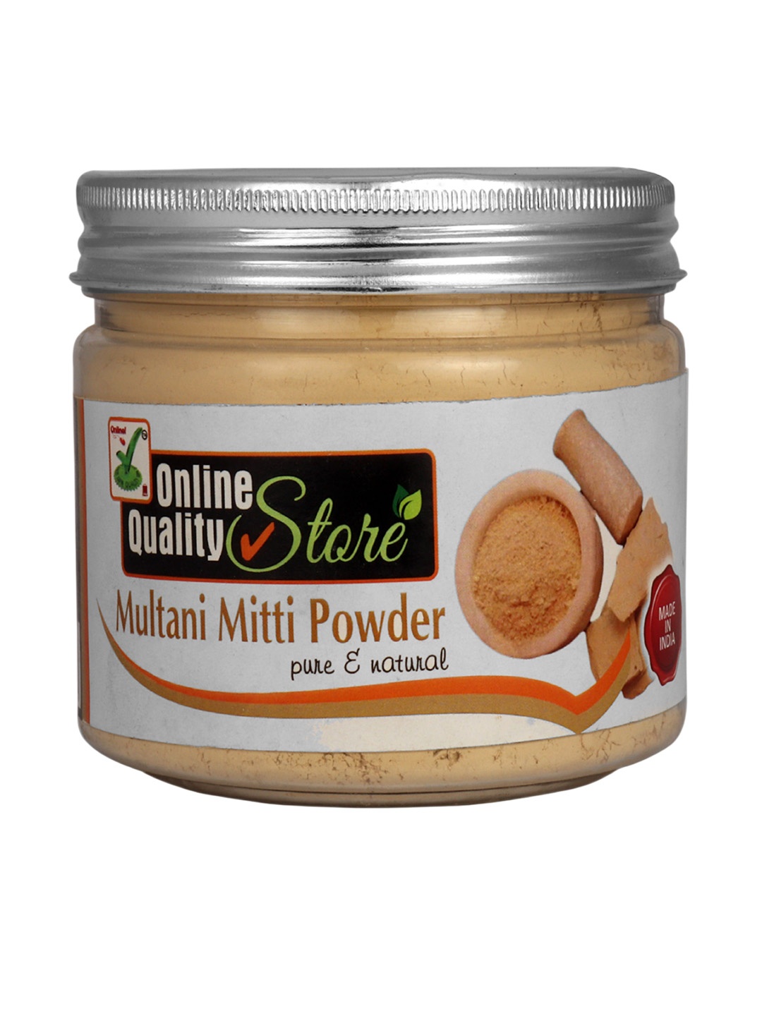 

Online Quality Store Natural Multani Mitti For Acne Or Blemishes - 200 g, Beige