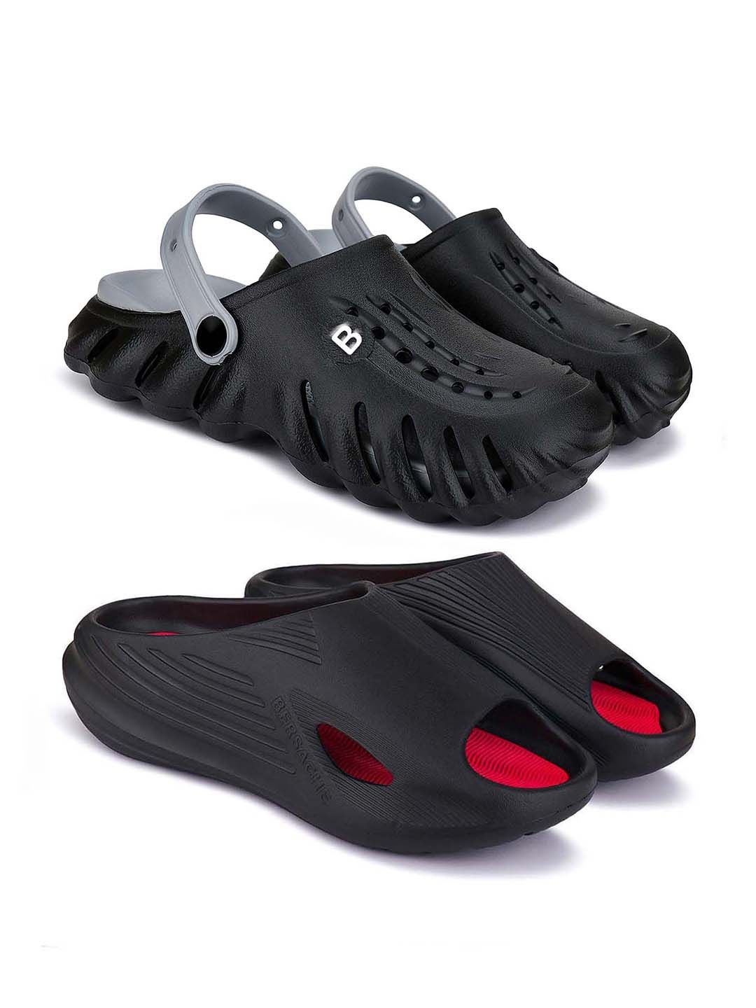 

BERSACHE Men Slip-On, Black