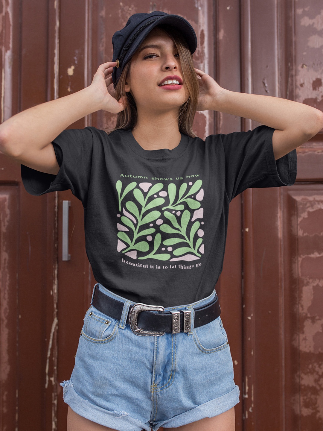 

MASTI TEES Pure Cotton Printed T-shirts, Black
