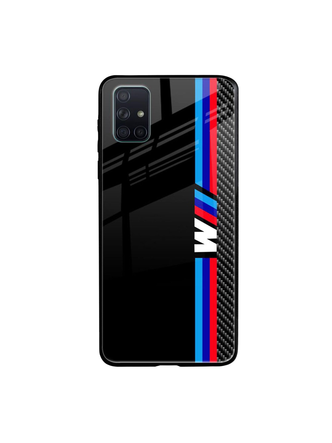 

QRIOH Quirky Printed Samsung Galaxy A51 Back Case Mobile Accessories, Black