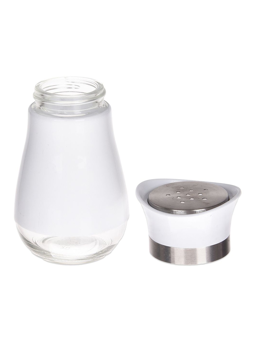 

Kuber Industries Unisex White Salt and Pepper Shakers