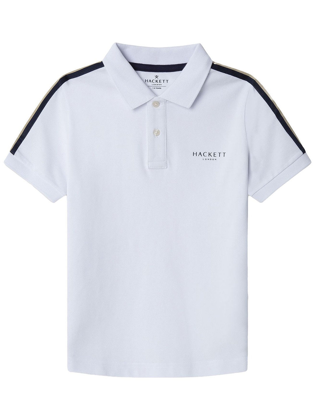 

HACKETT LONDON Boys Polo Collar T-shirt, White