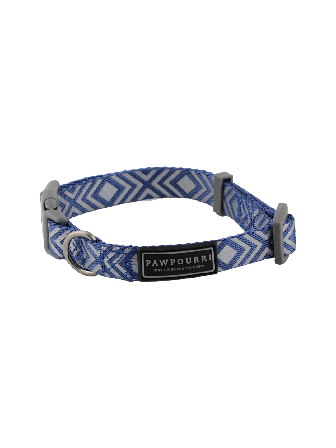 

Pawpourri - Fine Living For Your Pets Printed Adjustable Pet Leashes, Blue