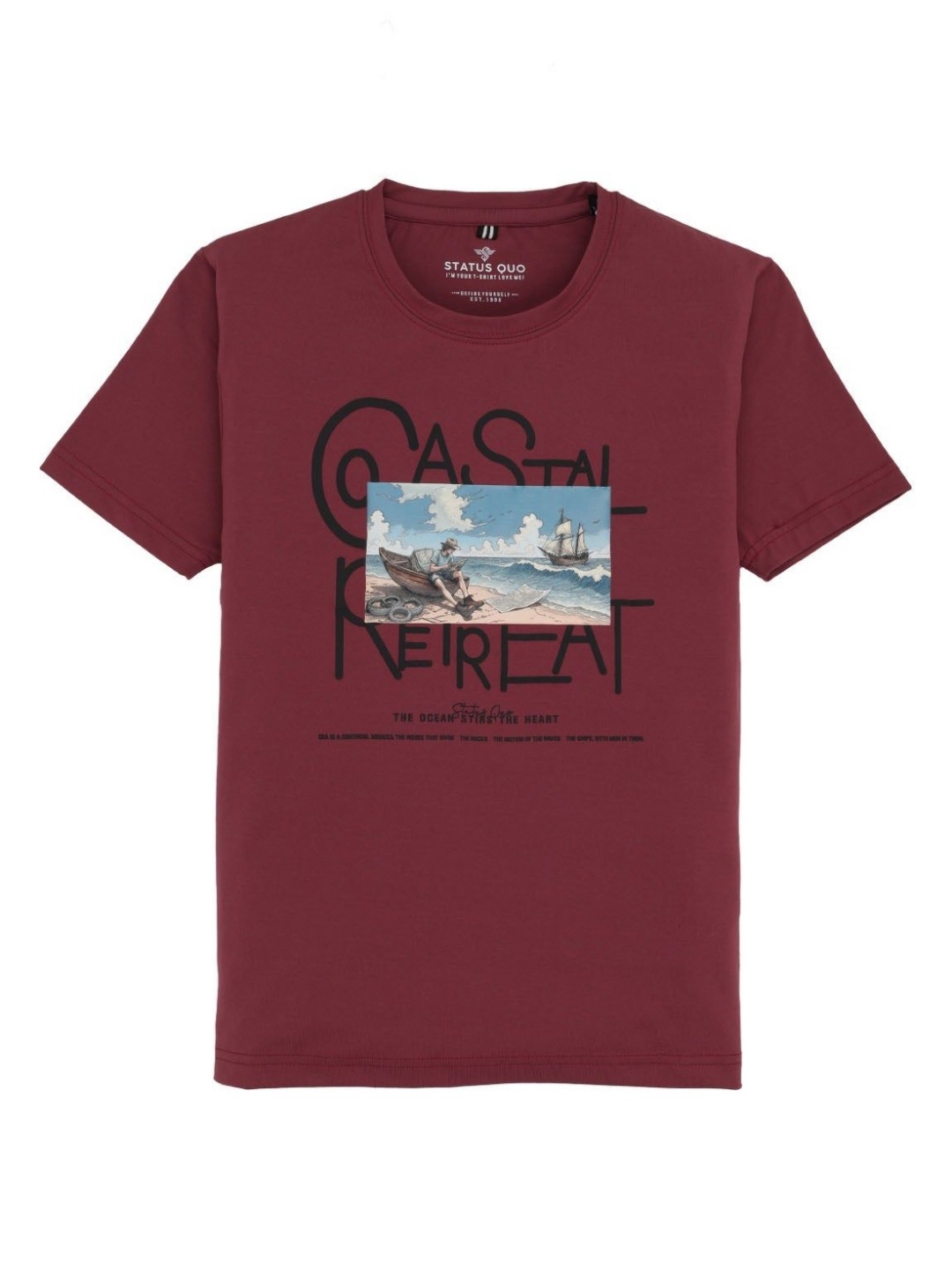 

Status Quo Boys Printed T-shirt, Mauve