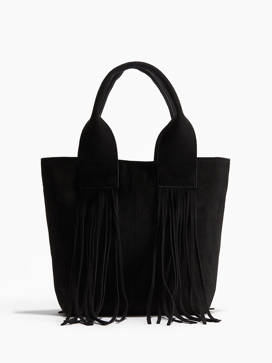 

H&M Fringed Shopper, Black