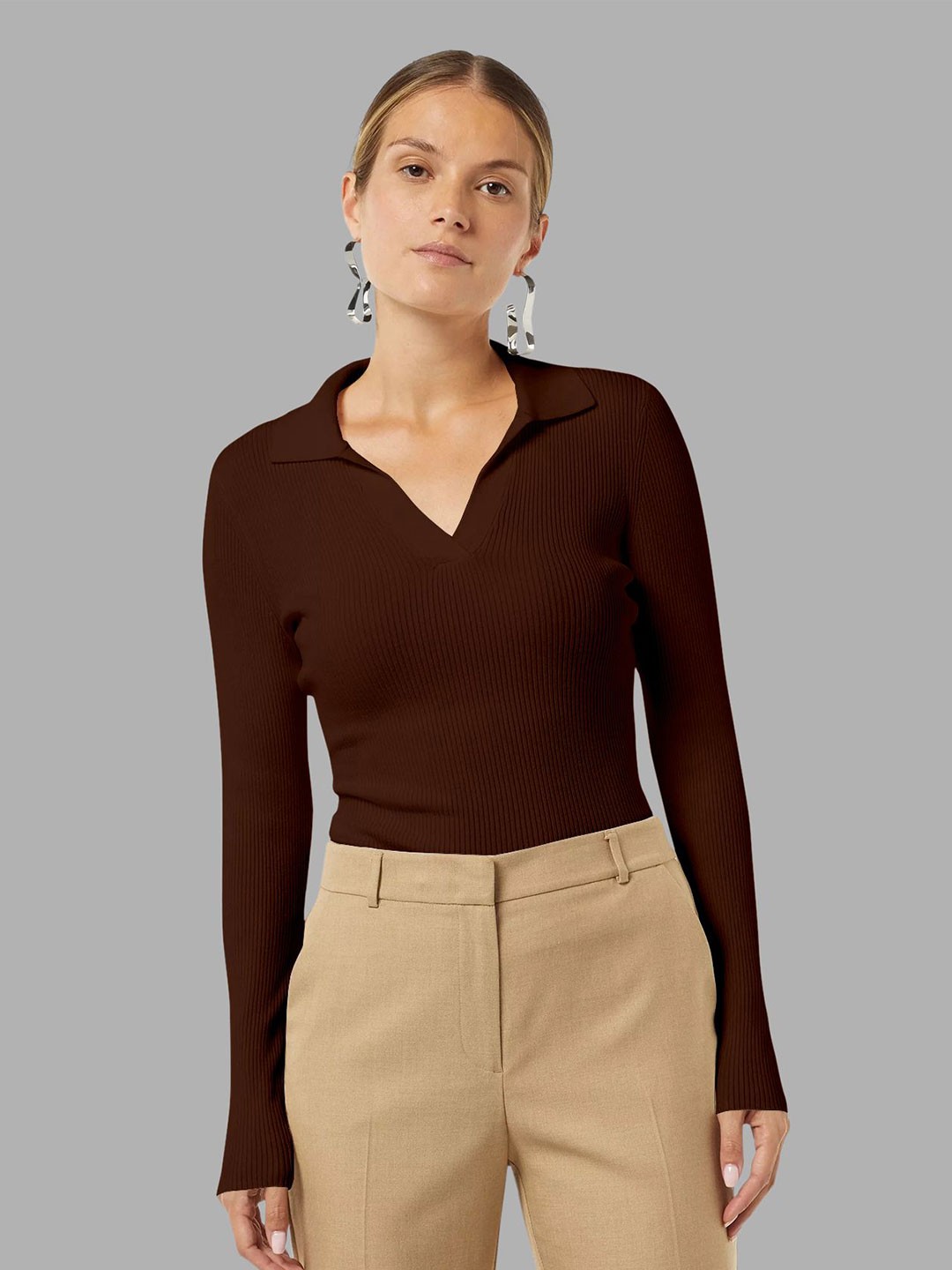 

Dream Beauty Fashion Top, Brown