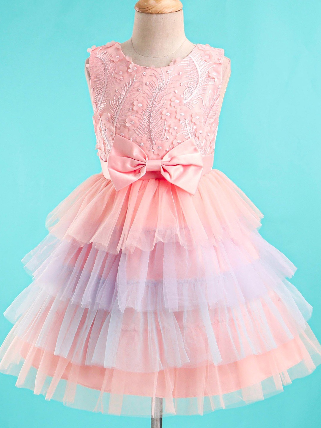 

Mark & Mia Fit & Flare Dress, Peach
