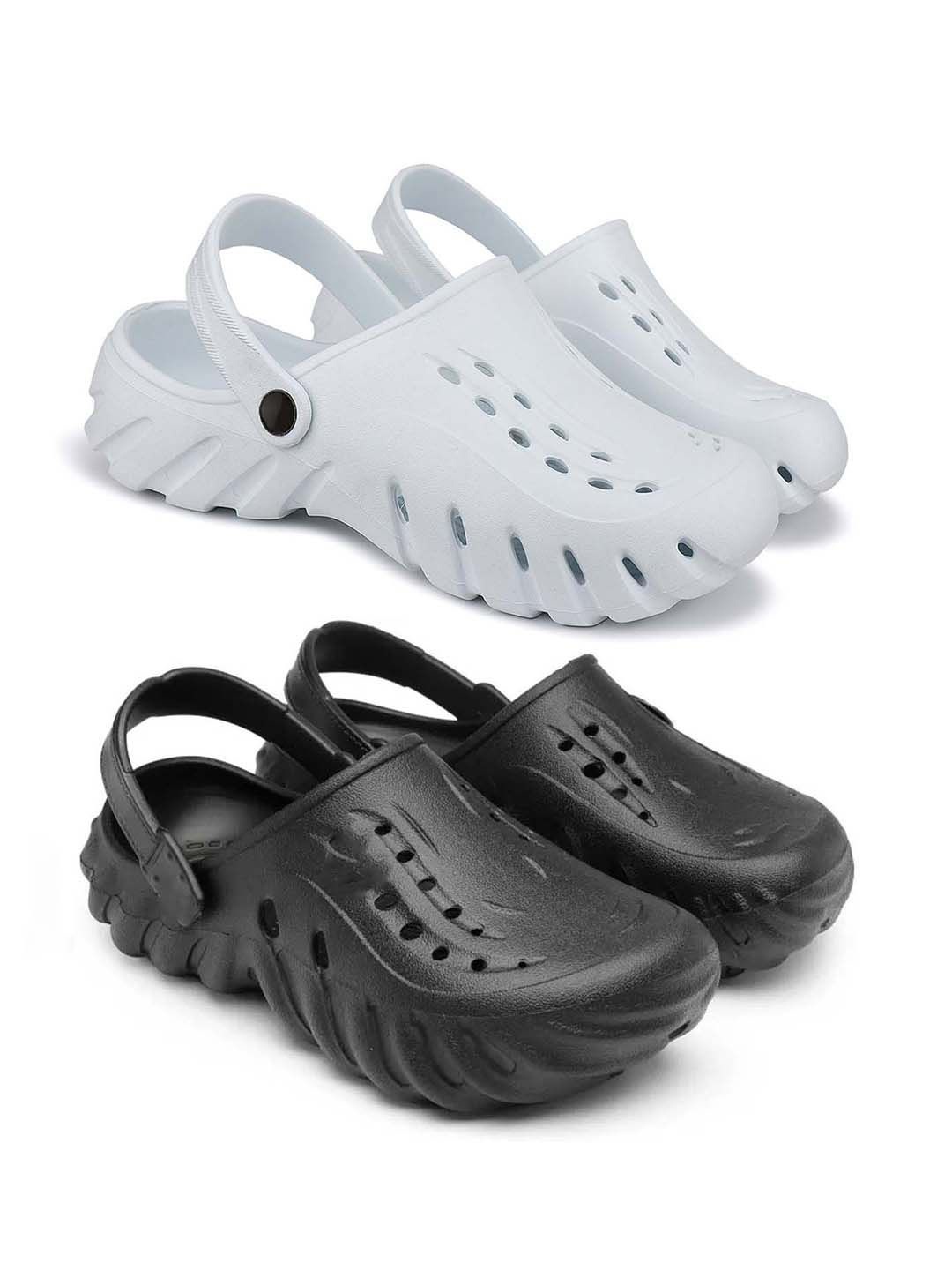 

BERSACHE Men Clogs, Off white