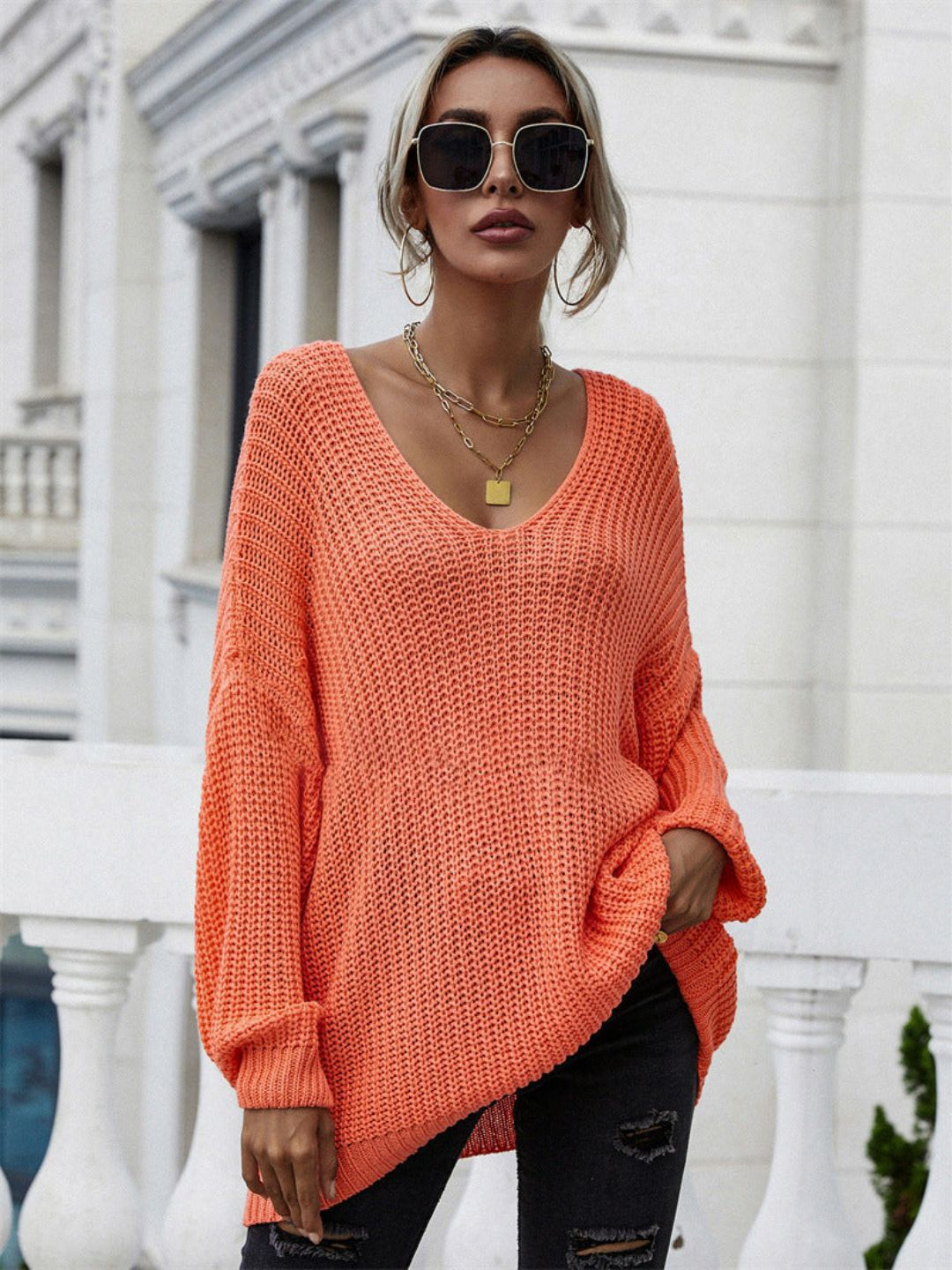

Oh Rare Women Pullover, Orange