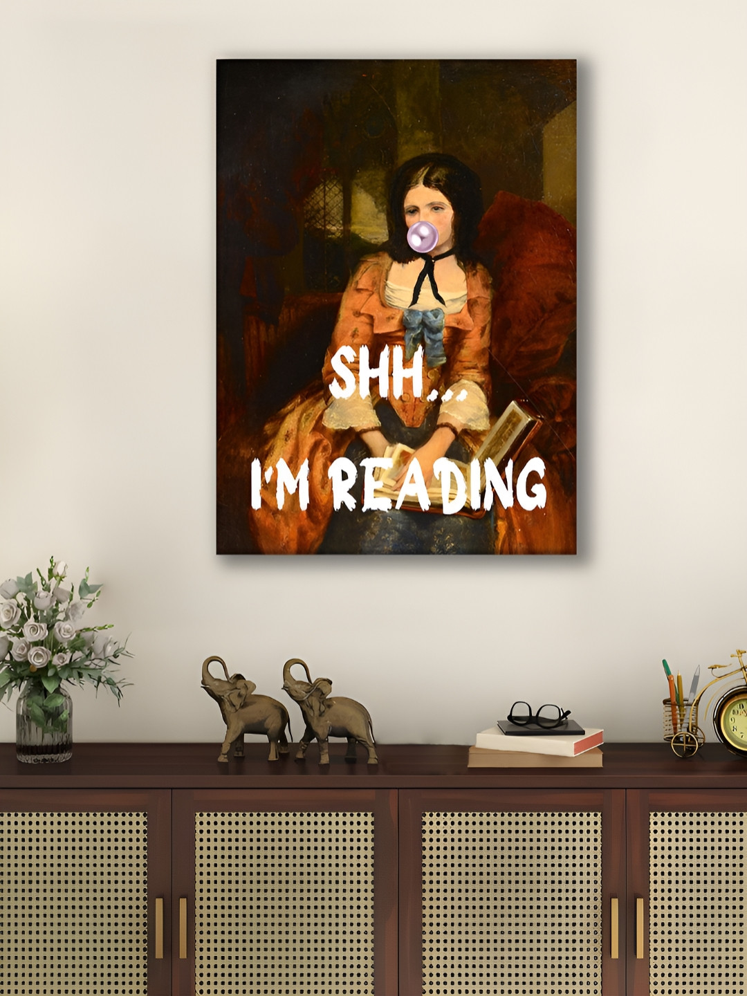 

Myntra Elegant Homes Orange & White 1 Piece Canvas Other Wall Paintings