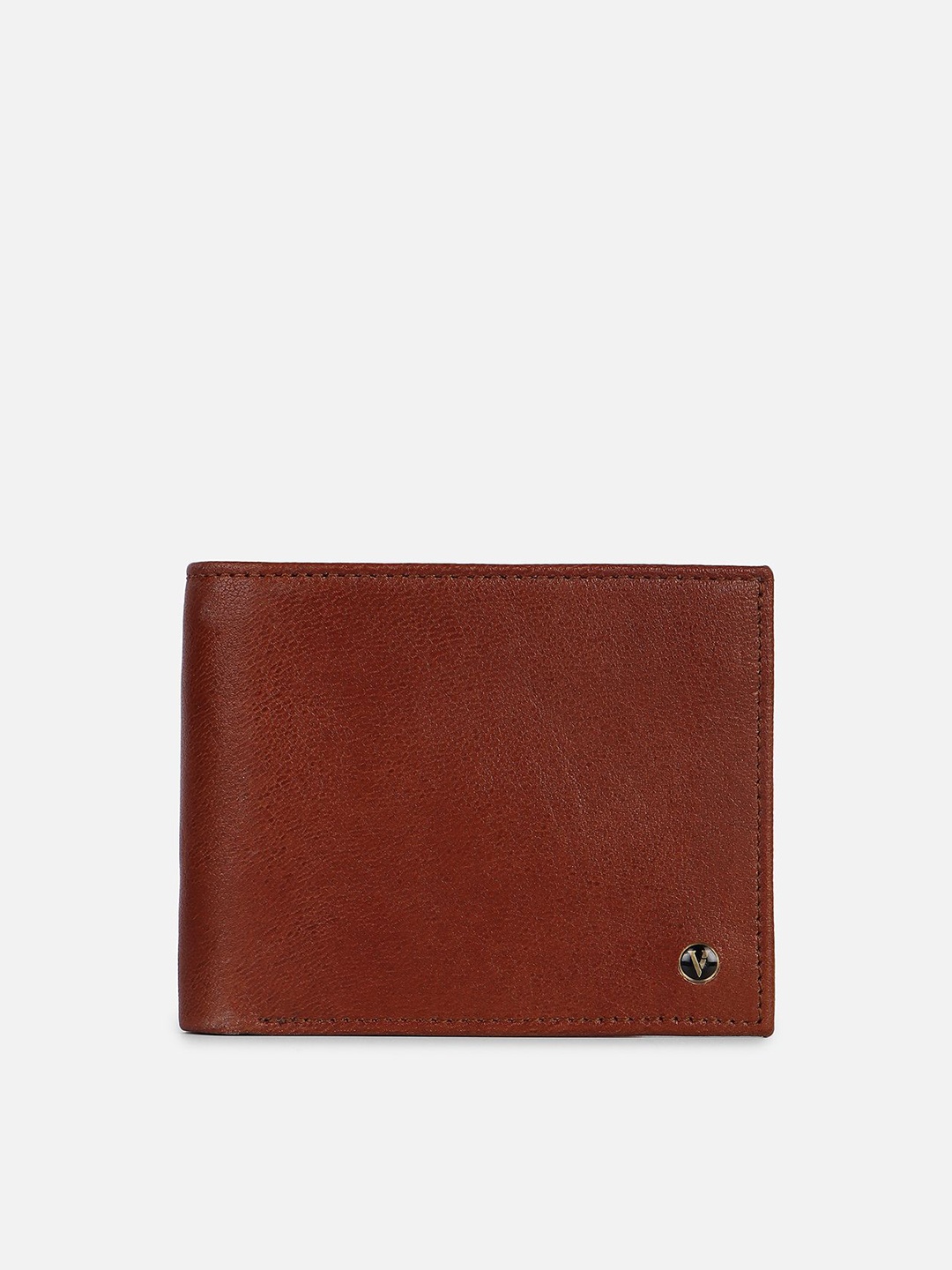 

Van Heusen Men Leather Two Fold Wallet, Brown