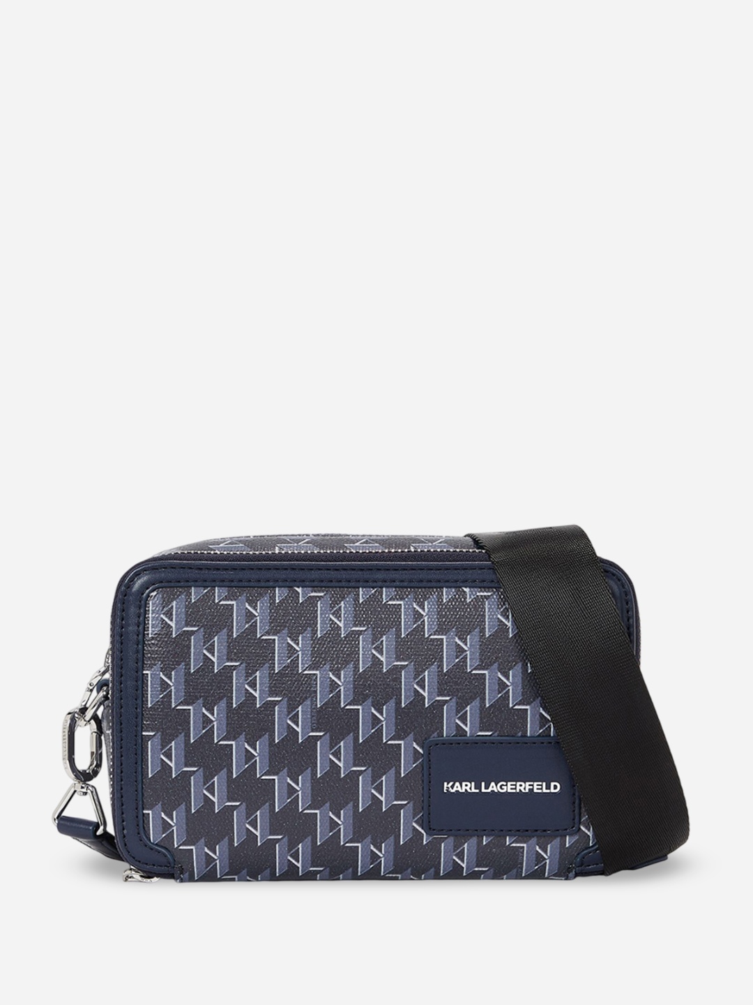 

Karl Lagerfeld Printed Structured Sling Bag, Na
