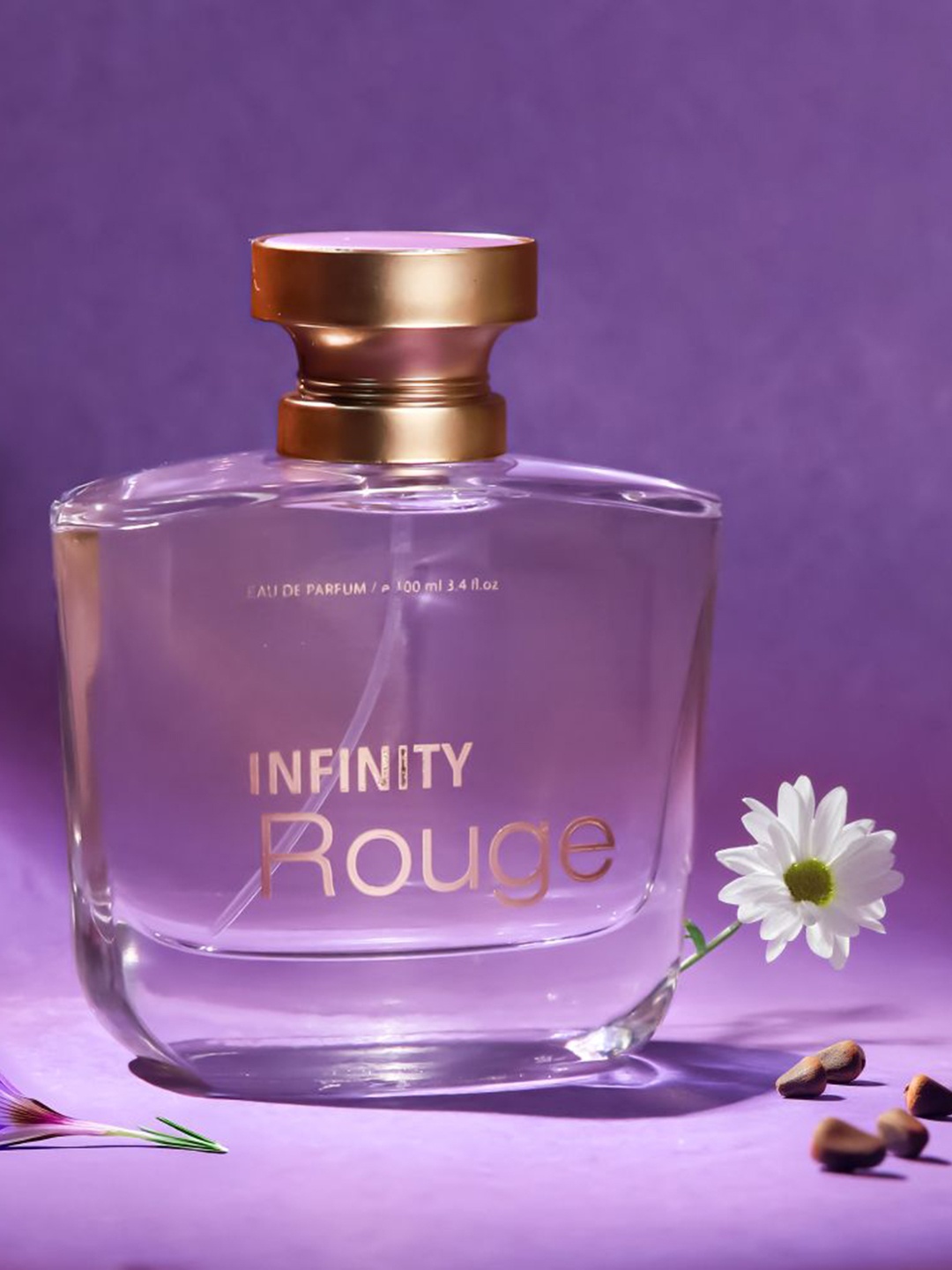 

Infinity Set Of 2 Rouge Eau De Parfum - 100 ml Each, Transparent