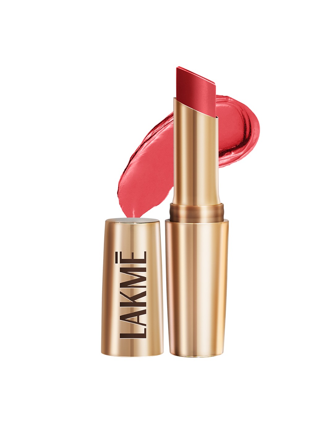 

Lakme 9to5 Powerplay Lasts 16hrs Priming Matte Lipstick - Peachy Affair, 3.6g, Peach