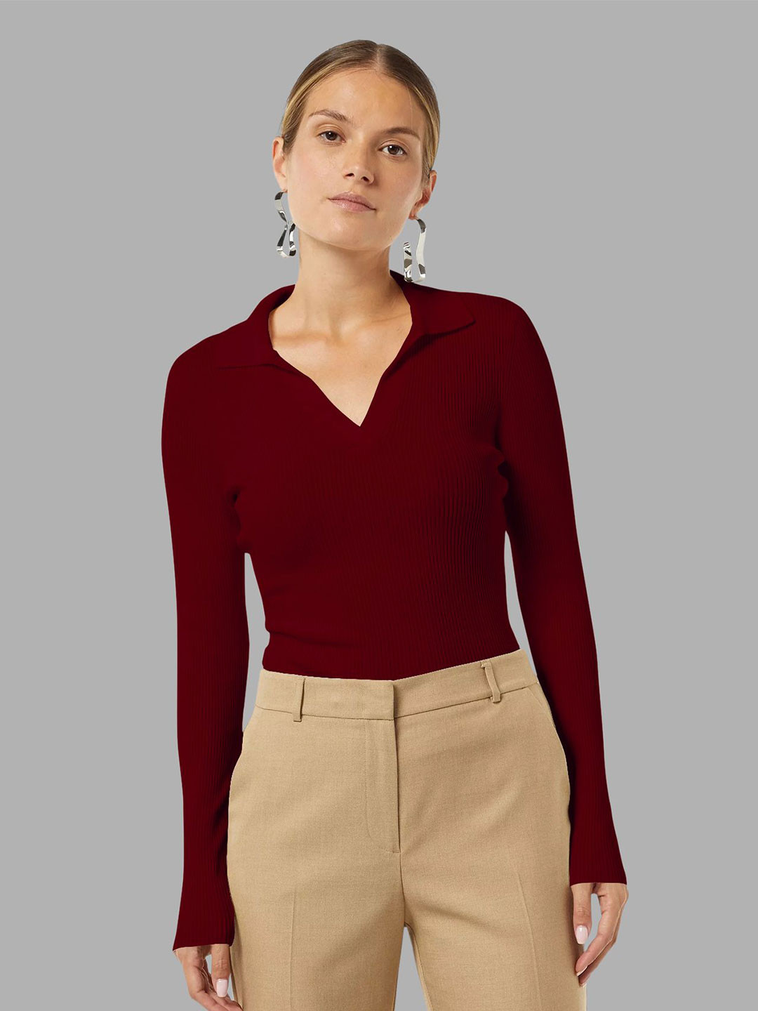 

Dream Beauty Fashion Top, Maroon