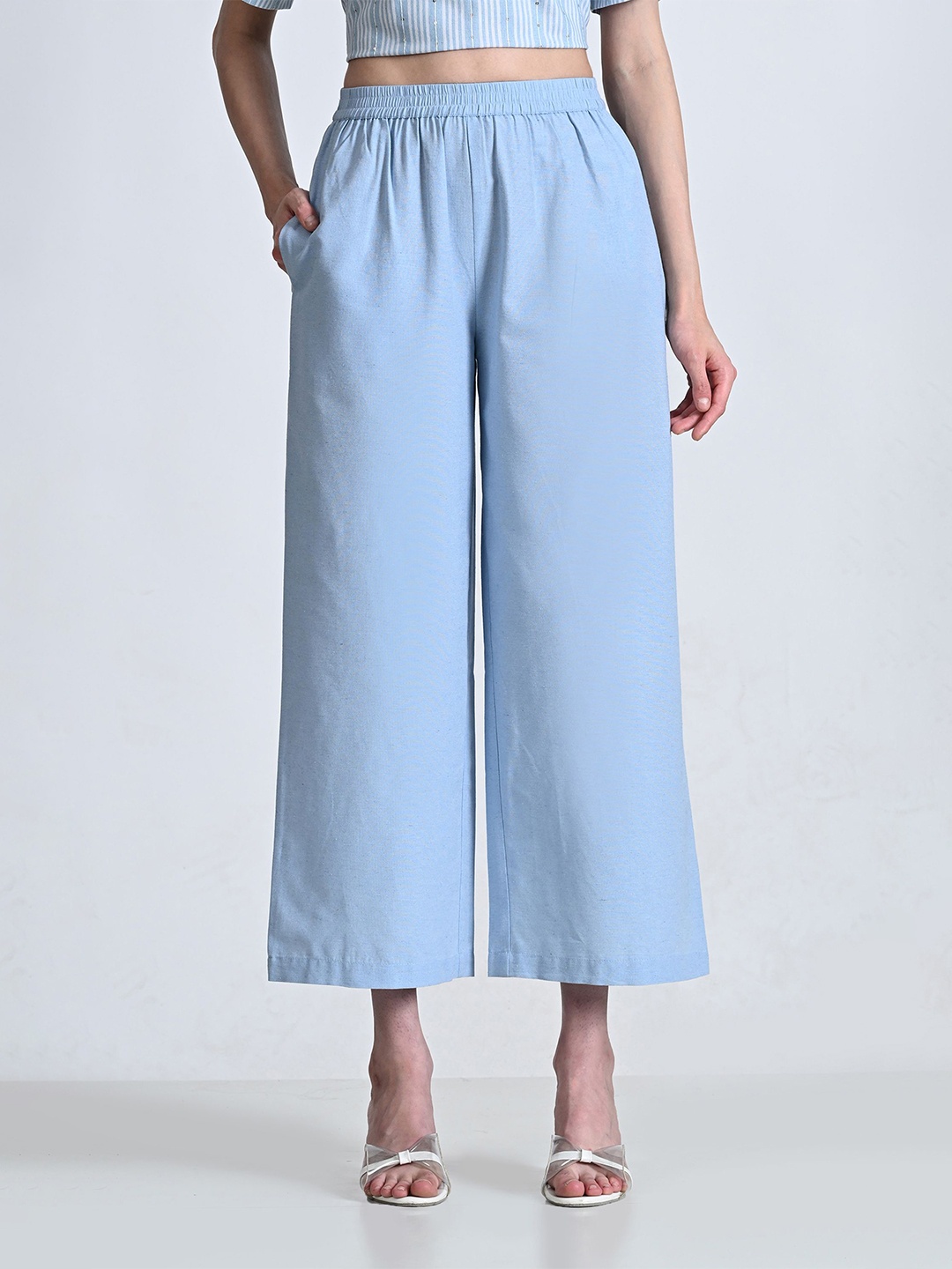 

AMBI Women Palazzos, Blue