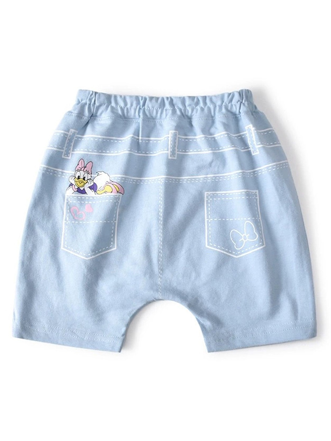 

LULU & SKY Girls High-Rise Shorts, Blue