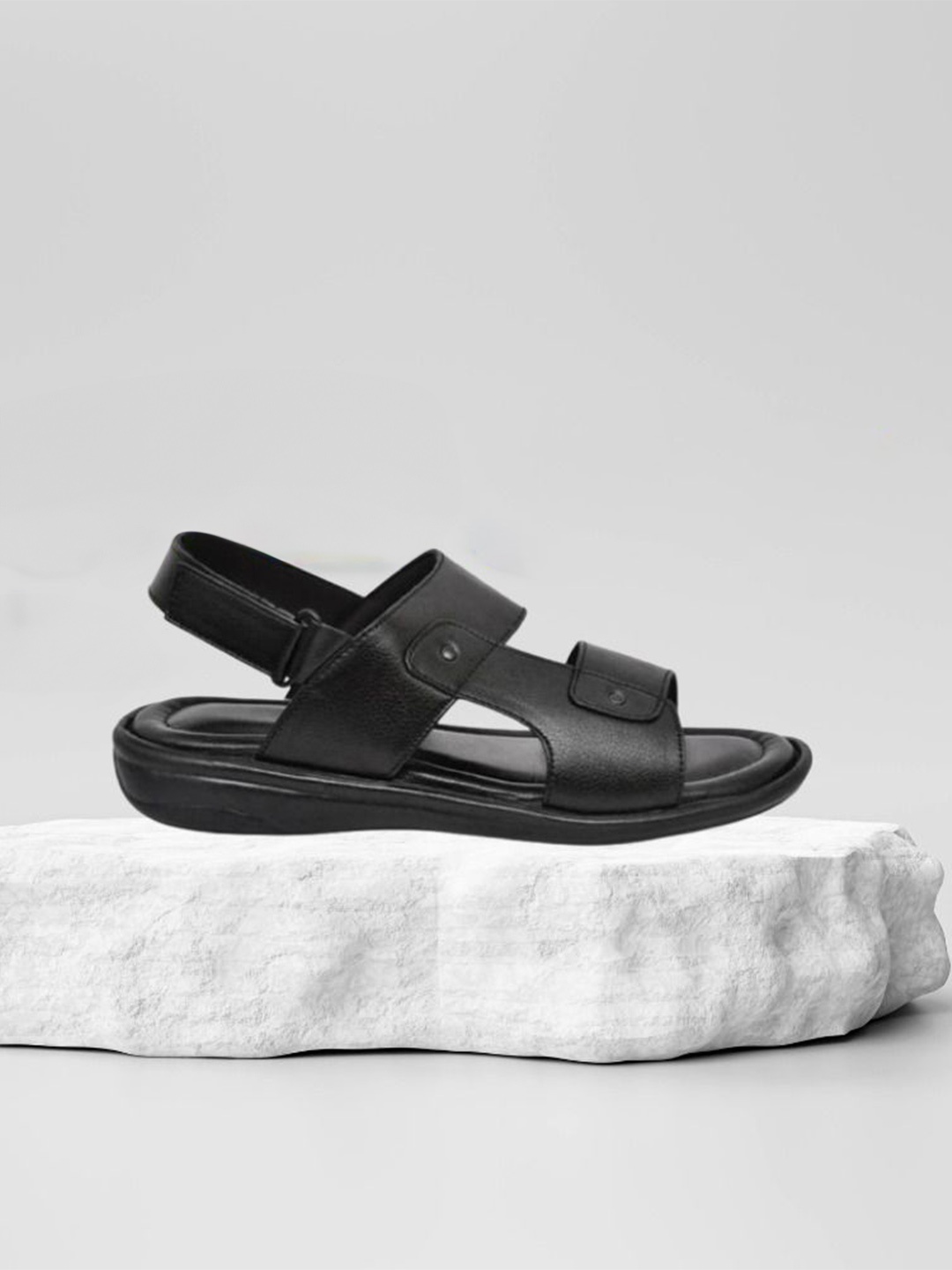 

RAGE GAZE Men Comfort Sandals, Black