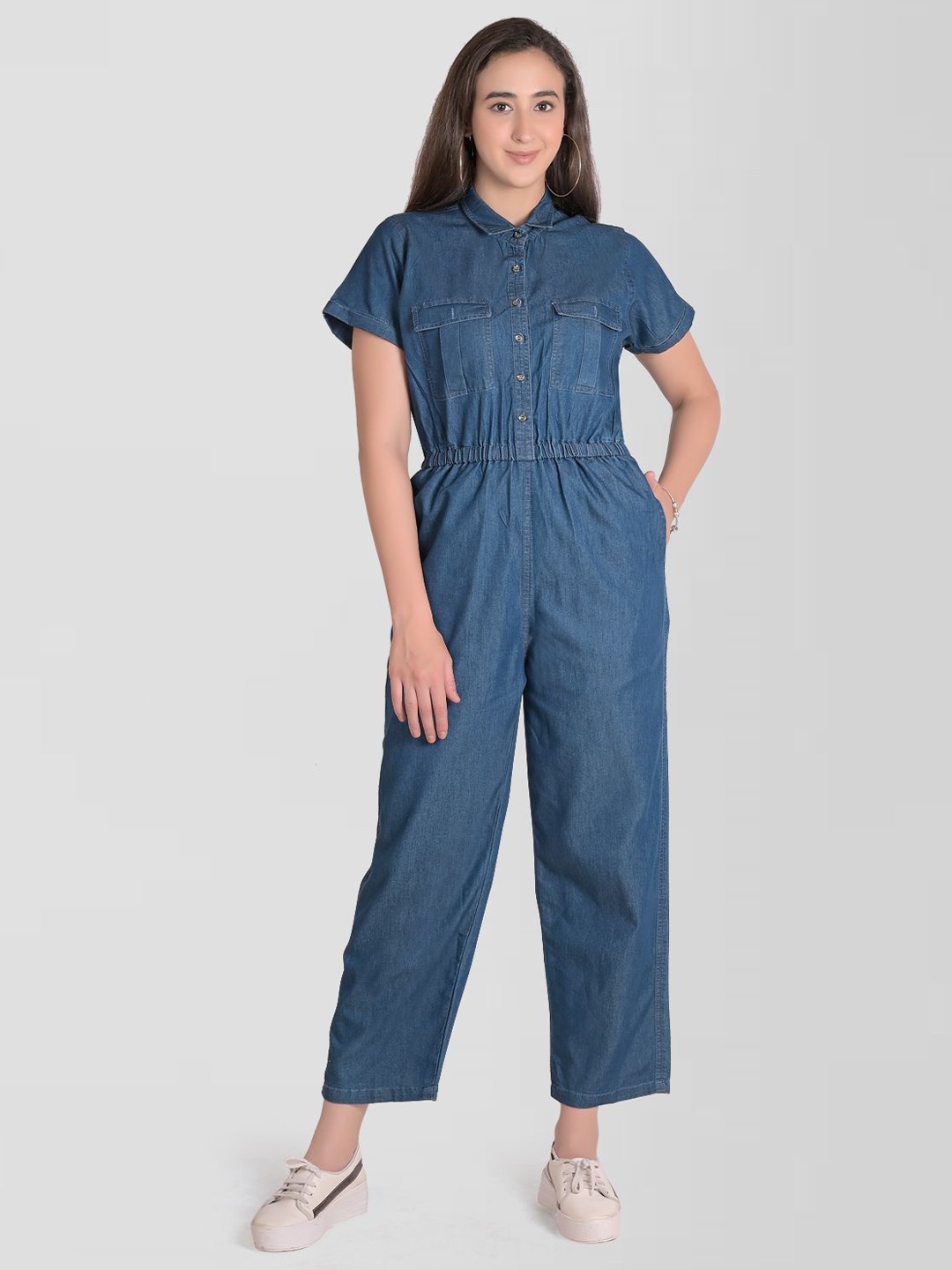 

CEFALU Basic Jumpsuit, Blue