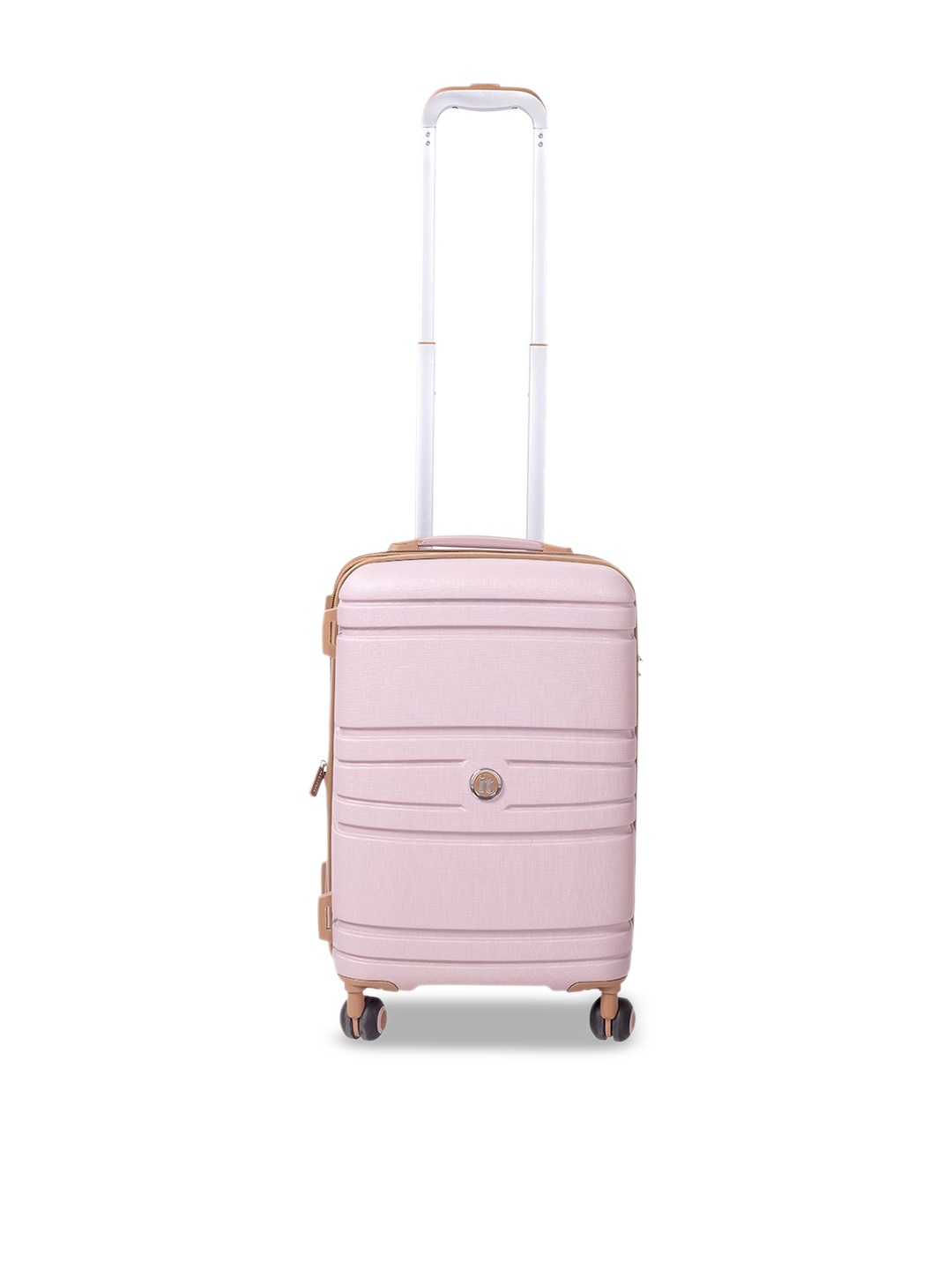 

IT luggage Quintessential Hard-Sided Cabin Trolley Suitcase, Pink