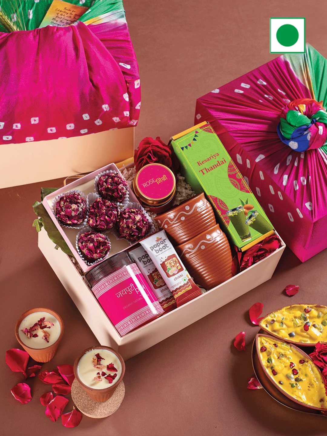 

The Knot Company Holi Festive Assorted Gift Hamper-1200gm, Multi