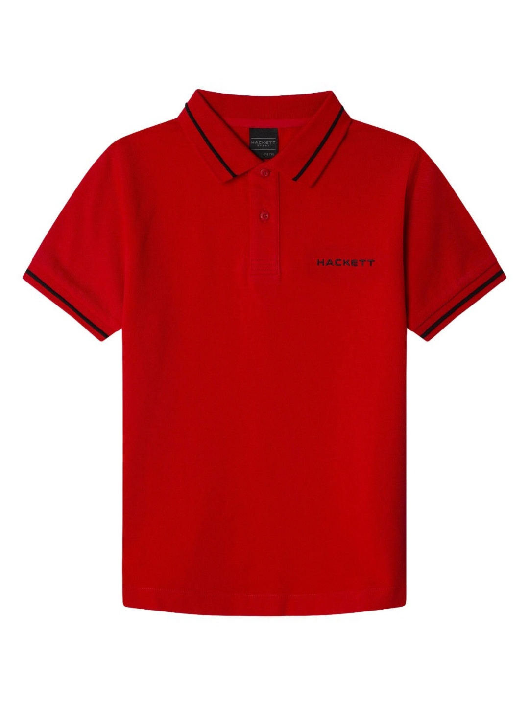 

HACKETT LONDON Boys Polo Collar Pockets T-shirt, Red