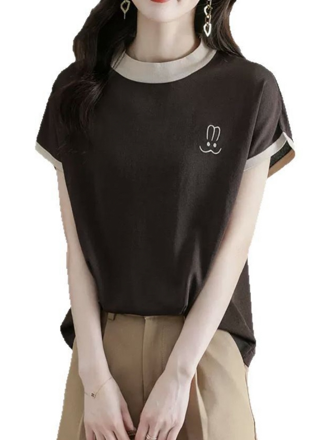 

StyleCast Women T-shirt, Brown