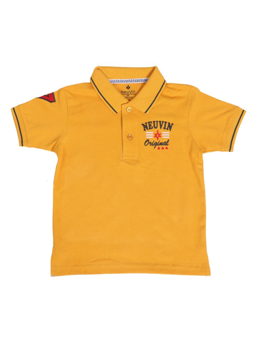 

NeuVin Boys Polo Collar T-shirt, Orange