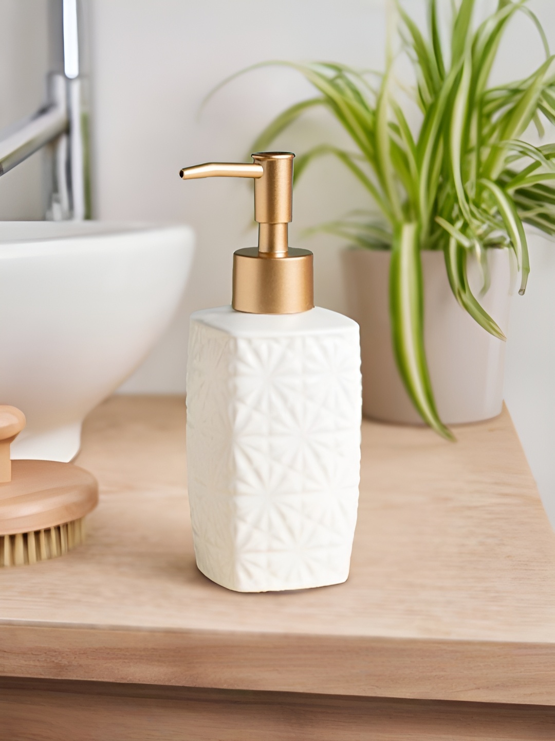 

The Better Home White Ceramic Soap Dispenser