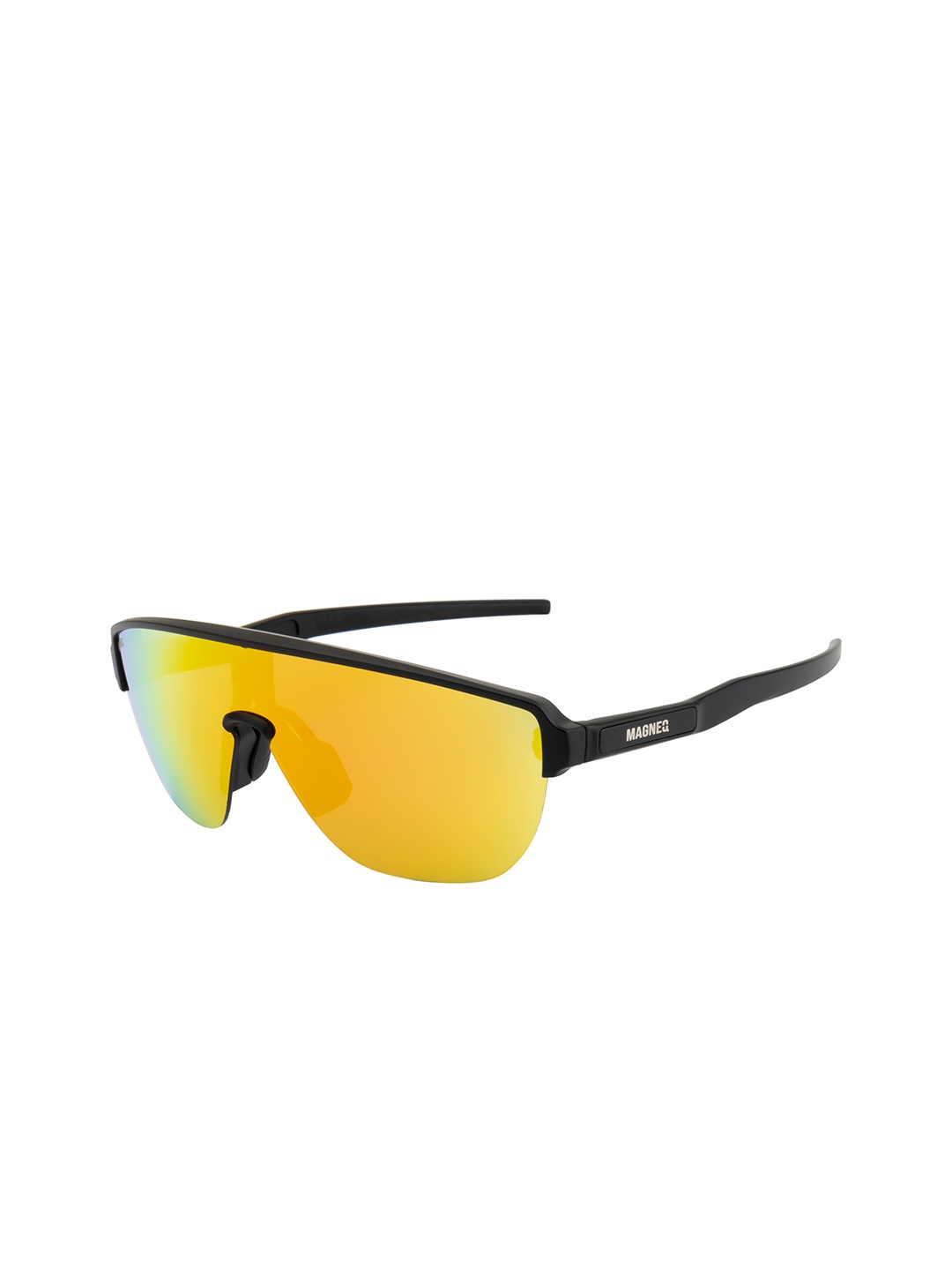 

MAGNEQ Unisex Sports Sunglasses with UV Protected Lens, Orange