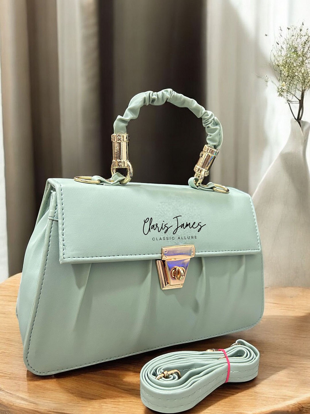 

CLARIS JAMES PU Sling Bag, Green