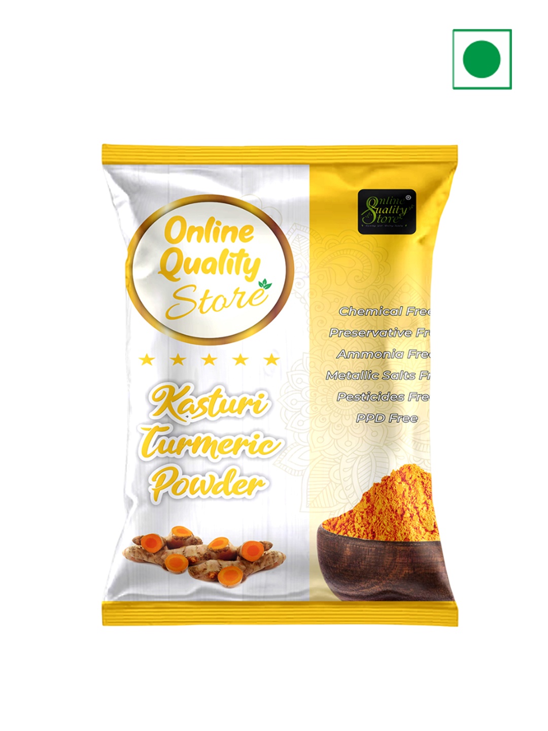 

Online Quality Store Natural Kasturi Powder For Acne or Blemishes - 100 g, Yellow