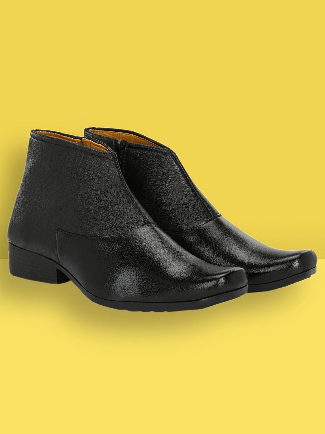 

Shoe Island Men Zipper High Ankle Chelsea Boots, Black